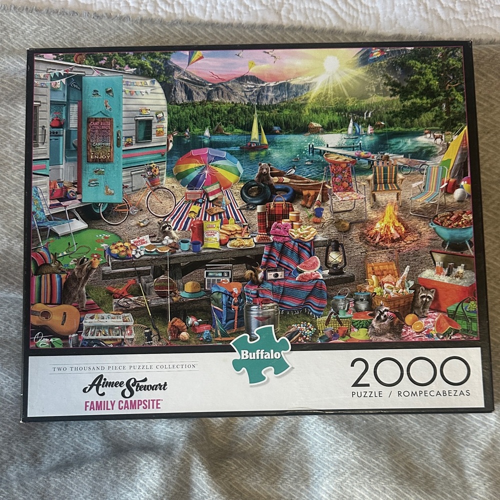 Buffalo David Bitton Vibrant Campsite Puzzle